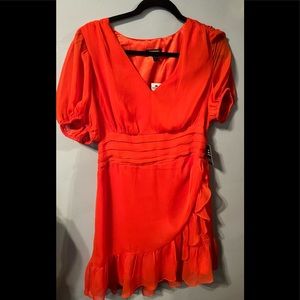 Nwt express orange dress